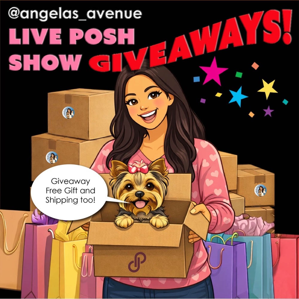 🎉 LIVE POSH SHOW GIVEAWAY! 🎉 🎁 FREE Gift + 🆓 Shipping — My Treat! 💖